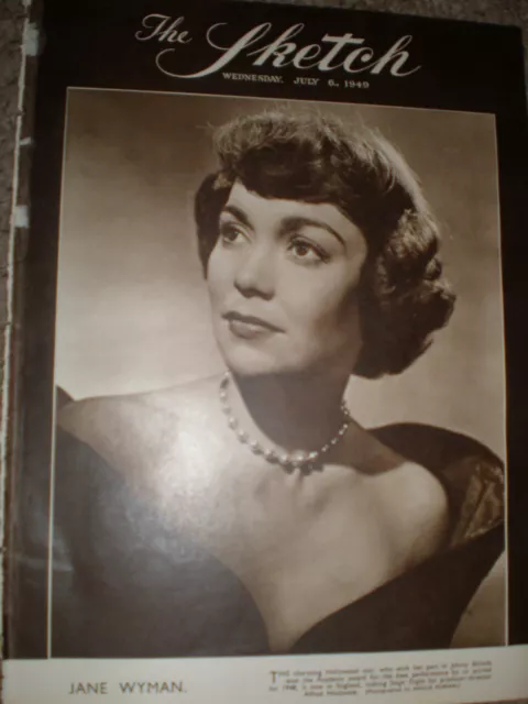 Photo article actress jane Wyman 1949 ref K