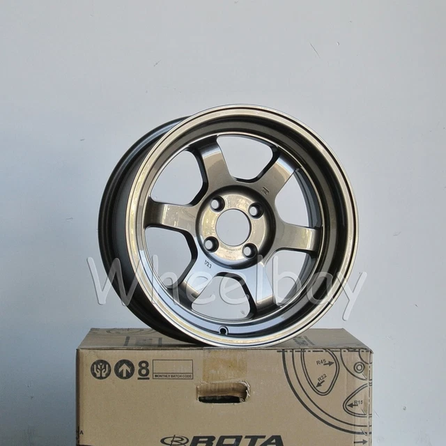 4 Pcs Rota Wheel Grid V 15X7 4X100 +20  Bronze Last Set