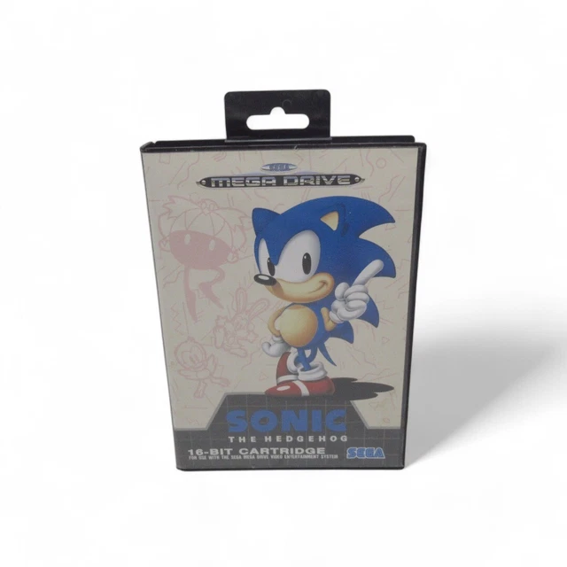 SONIC THE HEDGEHOG Sega Mega Drive 16-Bit Cartridge Video Game - Pre ...