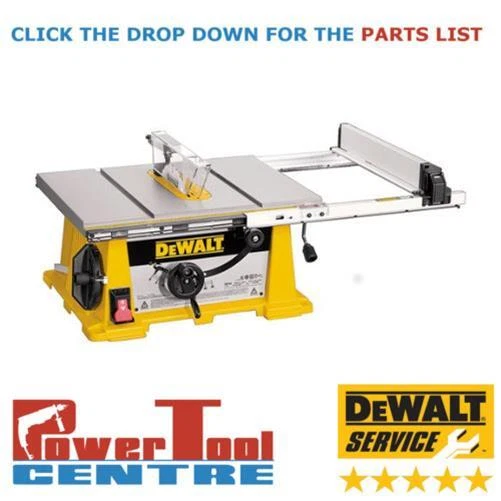 Dewalt table saw parts online