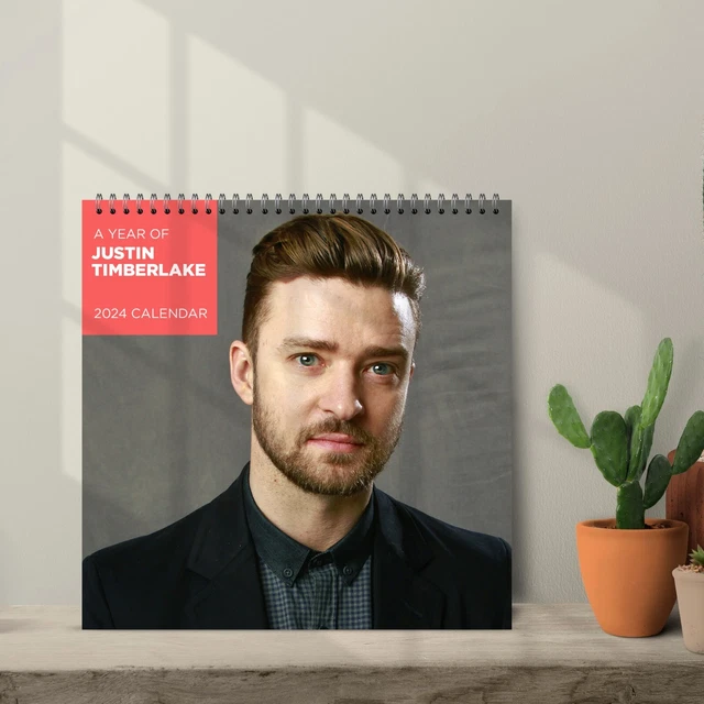 JUSTIN TIMBERLAKE CALENDAR 2024, Justin Timberlake 2024 Celebrity Wall