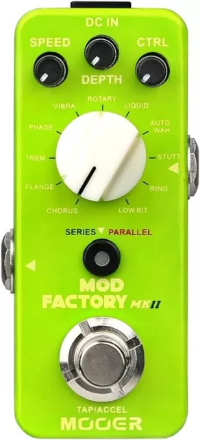 Mooer MkII Mod Factory Gitarrenpedal MME2, grün