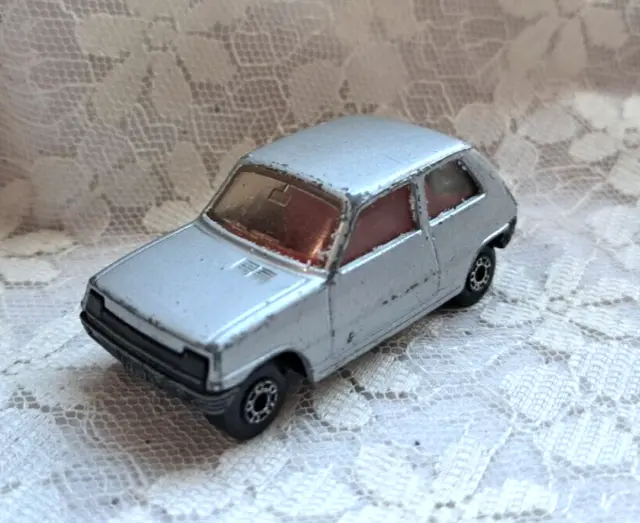 Matchbox Superfast  - Silver No.21 Renault 5TL 1978 Lesney Vintage Sports Car