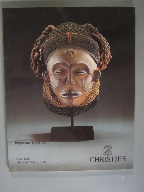African Tribal Art Christie's 5/5/94 sale catalog