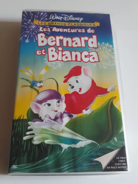 cassette vhs walt disney Les Aventures De Bernard Et Bianca