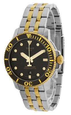 Tissot Seastar 1000 43Mm 2-Tone Black Dial Men's Watch T1204072205100