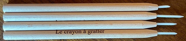 Conservator - Le Crayon a Grater - 4 FIBERGLASS Pencil Set - coins and artifacts