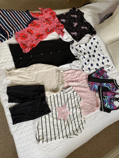 Girls spring summer clothes bundles age 7-8 years NEXT