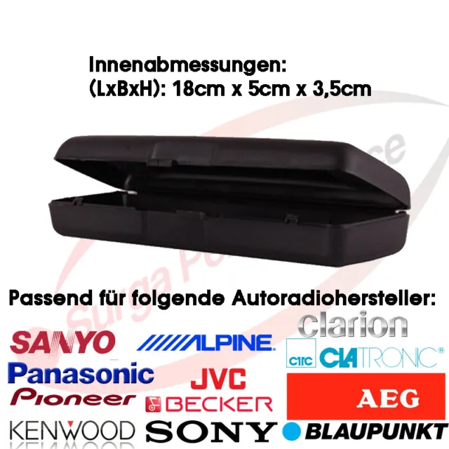 Étui pour Autoradio Détachable Panel Radio pour Blaupunkt Alpina Becker Neuf