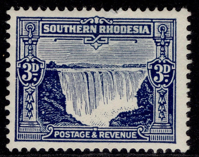 SOUTHERN RHODESIA GV SG18, 3d deep ultramarine, M MINT. Cat £10.