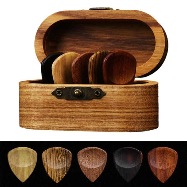Create Idea Fingerplektren Für Gitarre & Bass – 15-teiliges Set Aus Zelluloid Und Edelstahl, Bunt, In 15-Raster-Box