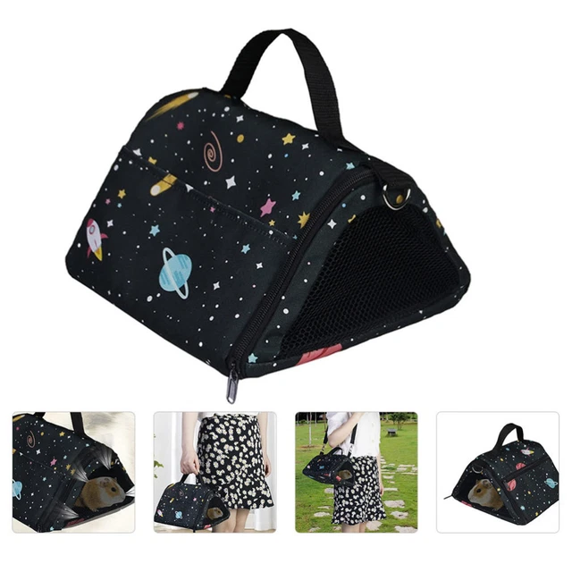 1 pieza jerbos transparentes jaula hámster vacaciones hámster bolso de viaje