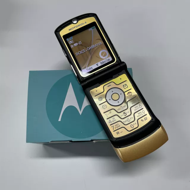 Motorola Razr V3i Dolce Gabbnna (Limited Edition) Unlocked Flip Mobile Phone
