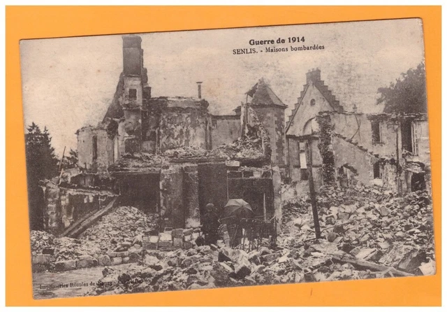 SENLIS (60) VILLAS animées en 1914
