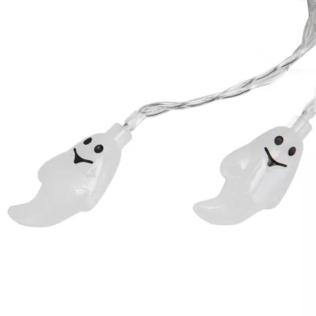 02 015 Ghost String Lampen Batteriebetriebene Halloween Lichterketten