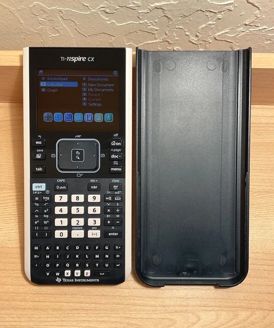 Texas Instruments TI-nspire CX Calculator w/ Cover Graphing Scientific Tested Texas Instruments TI-nspire CX Calculator w/ Cover Graphing Scientific Tested