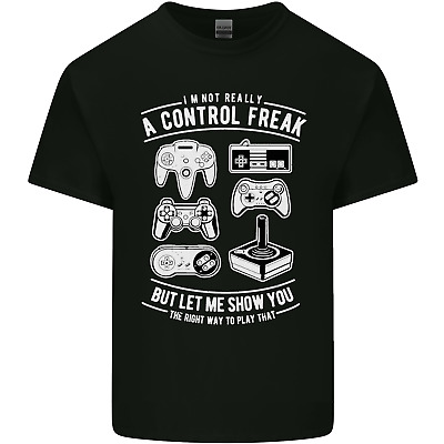 Maniaco del controllo Divertente Gaming Gamer Kids T-shirt per bambini