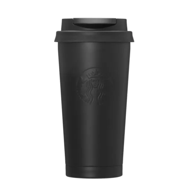 STARBUCKS Stainless steel TOGO logo tumbler, matte black 473ml