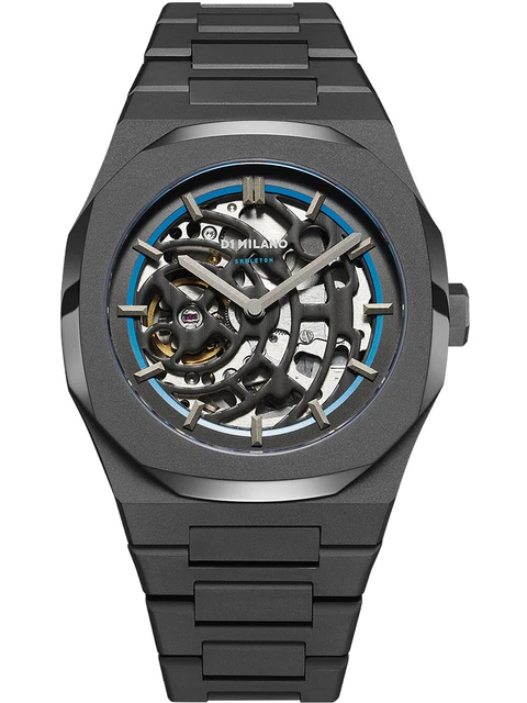 D1 Milano SKBJ05 Scheletro Automatico Orologio Uomo 42mm 5ATM