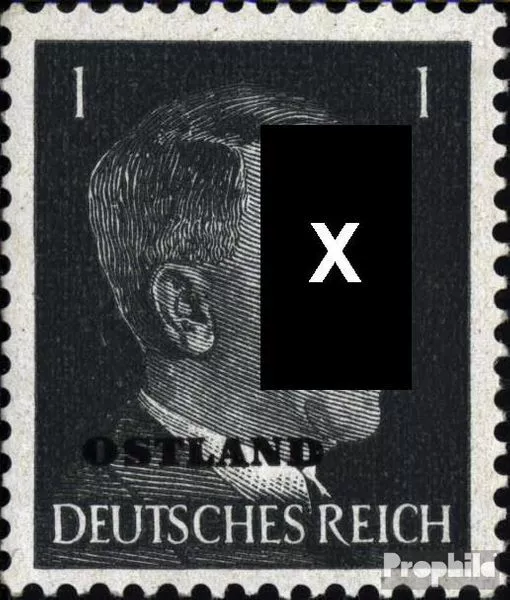 Briefmarken Ostland (Dt.Bes.2.WK.) 1941 Mi 1 gestempelt