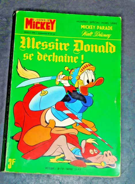MICKEY PARADE n°951 Bis "Messire Donald se déchaîne" - 1970 edition originale