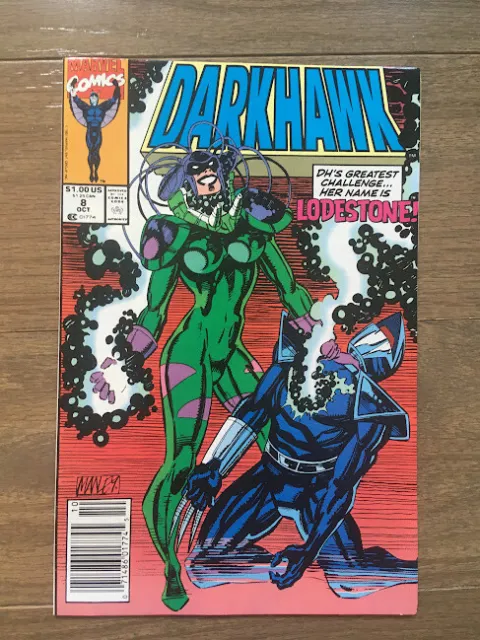 Darkhawk # 8 Vf/Nm Marvel Comics 1991 Newsstand Copy Mike Manley