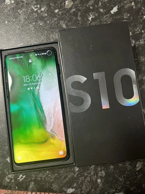 Samsung galaxy S10 128GB (Unlocked) Prism Black Great Condition