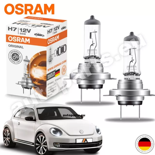 Paire Lampes Osram H4 Classic Remplacement Compatible VW Beetle à Partir De 2011