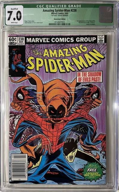 Amazing Spider-Man 238 CGC Qualified 7.0 Newsstand Married Tattooz 1st Hobgoblin