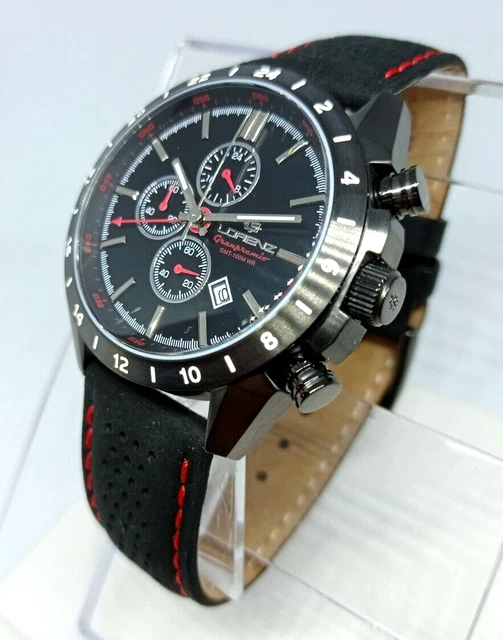 Montre T SEA Sport Chronographe Finto - Boîtier 45 Mm Noir, Bracelet écocuir - Occasion