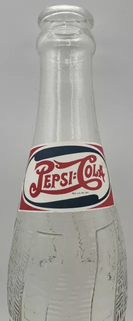 Pepsi Cola 60th Anniversary Glass Bottle 20 Inch Oversized Greenville NC 3