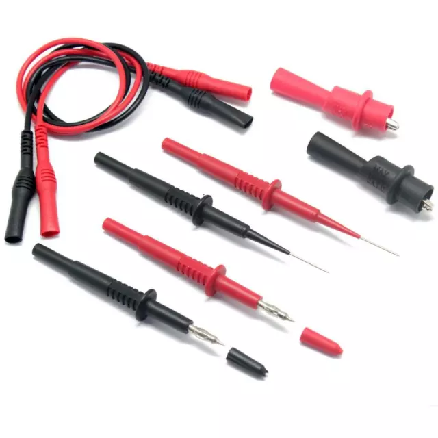 AideTek needle tipped tip test leads set for FLUKE EXTECH Multimeter TLP20161