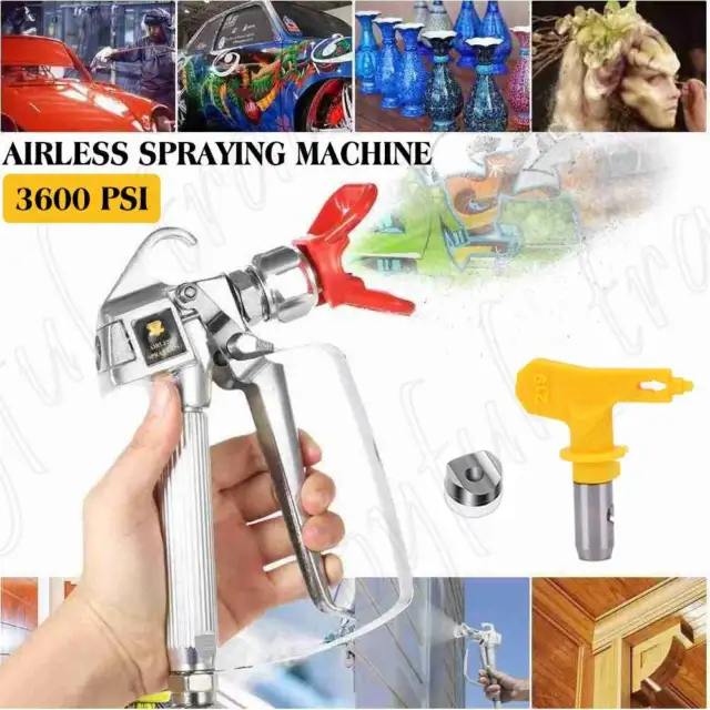 3600 PSI Spray Gun with 517 Tip & Guard Fits Wagner Airless Paint For Sprayer OZ