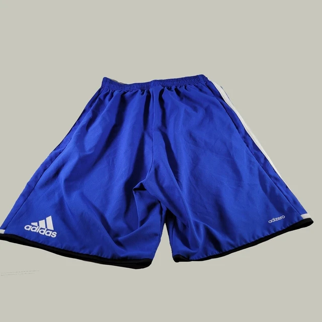 Adidas Youth Shorts Size XS Kids Youth Blue Polyester Drawstring No Pockets