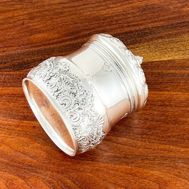 Tiffany & Co Sterling Silver Parcel Gilt Tea Caddy Foliate And Scroll 1892-1902