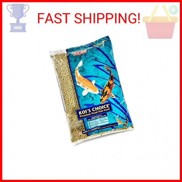 Kaytee Koi's Choice Koi Floating Fish Food, 10 Pound