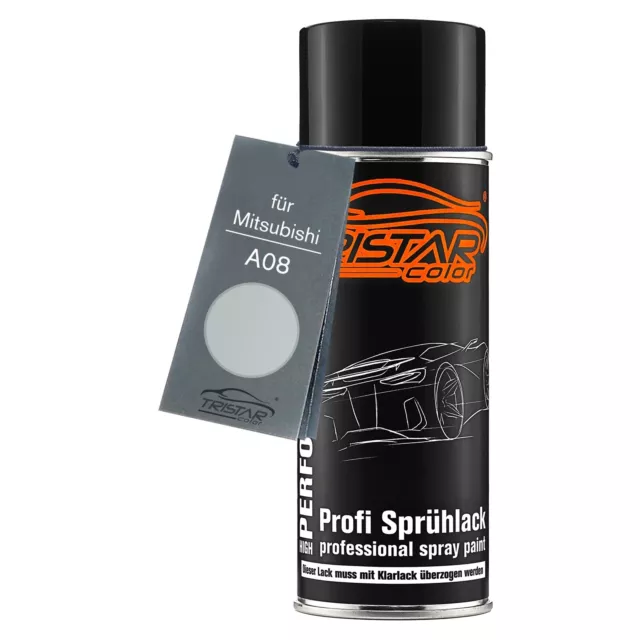 Autolack Spraydose für Mitsubishi A08 Stonehedge Silver Metallic Basislack