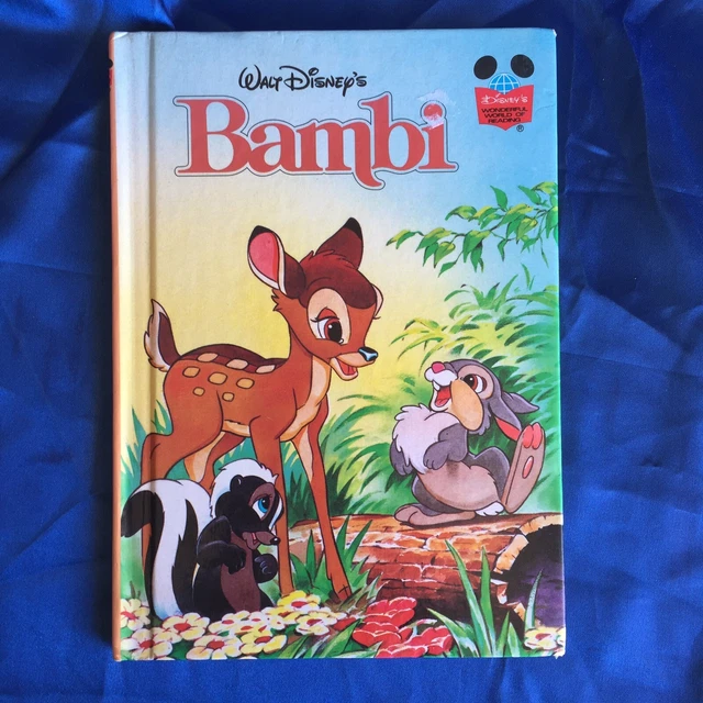 WALT DISNEY’S BAMBI - Wonderful World Of Reading 1st Edition USA 1996 ...