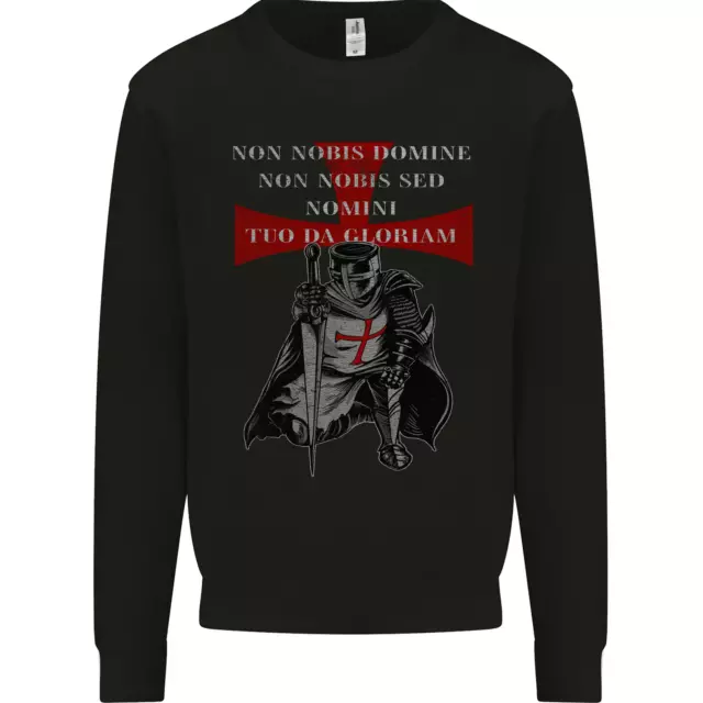 Cavalieri Templari Preghiera st Georges Giorno Uomo Felpa Maglione