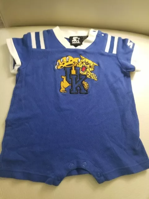 Starter Kentucky Wildcats Body Suit one piece Baby jersey 6-9 months