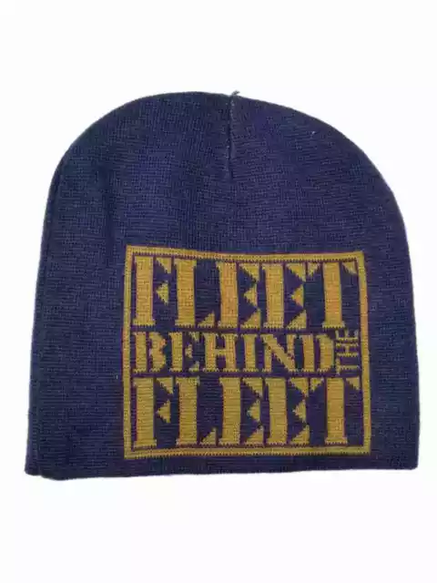 Men's Navy Fleet Behind the Fleet Beanie Stocking Cap Hat