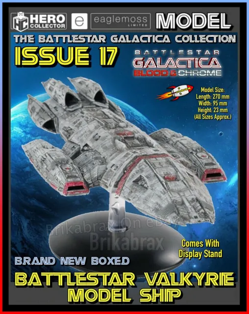 Eaglemoss The Battlestar Galactica Ships Collection: Battlestar Valkyrie Model