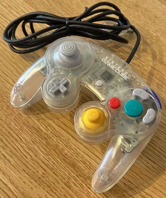 Official Nintendo GameCube Controller OEM Clear Skeleton DOL-003 Genuine Japan
