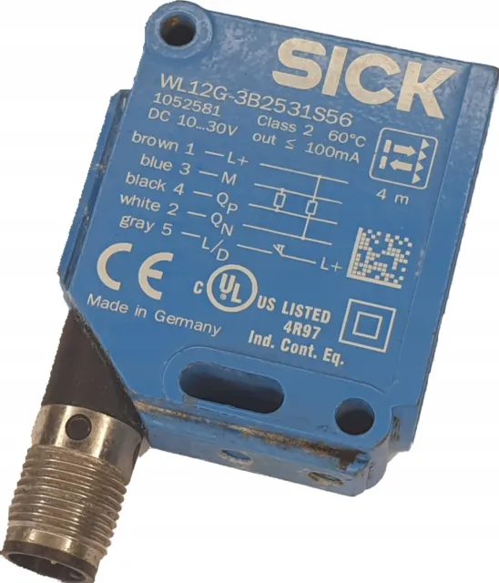 sensore fotoelettrico riflettente SICK WL12G-3B2531S56 1052581 /#F R0AT 8832
