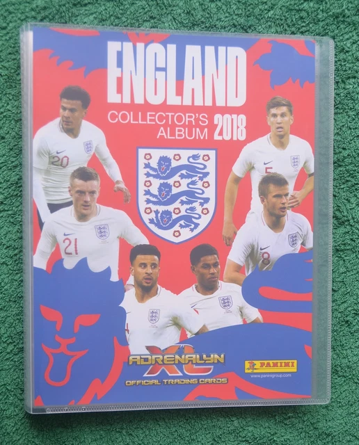 Panini Adrenalyn England 2018 Set Completo 126 Carte & Album + 5 Edizione Limitata