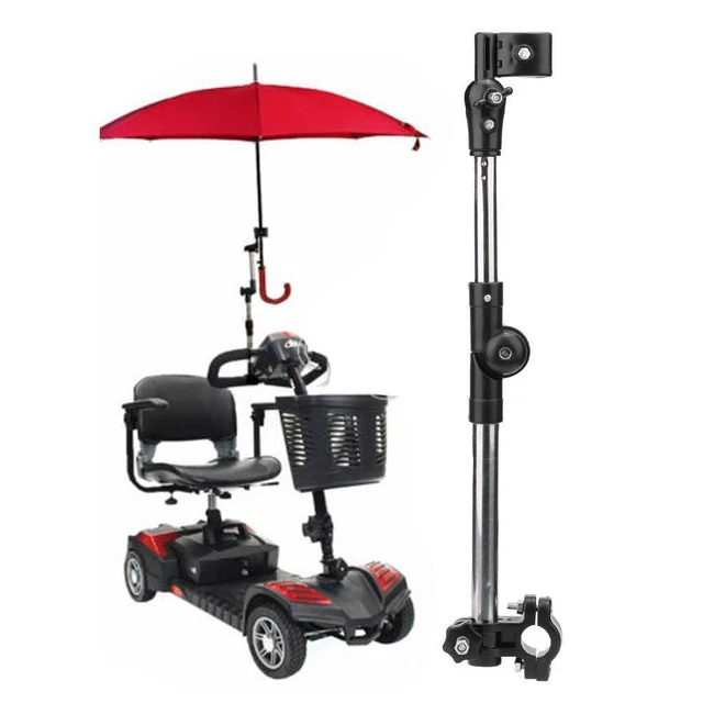 Soporte de montaje universal para para paraguas para silla de ruedas cochecito bicicleta