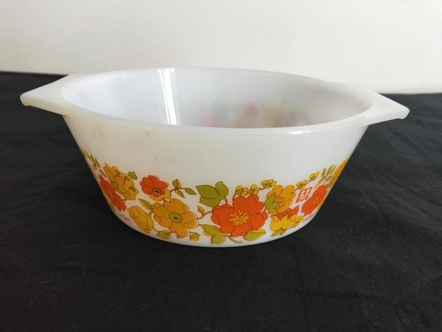 Ramequin / Petit Saladier Arcopal France – Blanc Uni, Bords Dentelés, Vintage