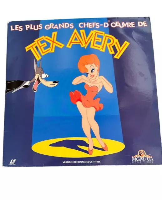 Laserdisc Pal "Tex Avery Les Plus Grands Chefs d'Oeuvre"