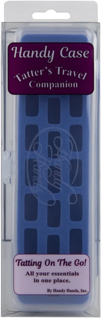 Práctico estuche práctico para lanzaderas aéreas transparente/azul HH5204