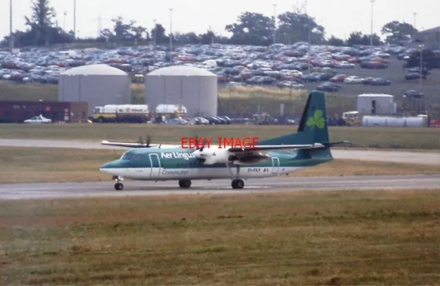Photo  Ei-Fkf Fokker 50 Aer Lingus Birmingham 22-07-1996
